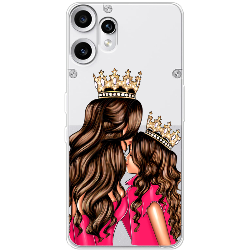 Прозорий чохол BoxFace Nothing CMF Phone 2 Pro Queen and Princess