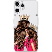 Прозорий чохол BoxFace Nothing CMF Phone 2 Pro Queen and Princess