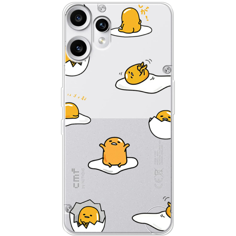 Прозорий чохол BoxFace Nothing CMF Phone 2 Pro Gudetama