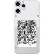 Прозорий чохол BoxFace Nothing CMF Phone 2 Pro Blah Blah