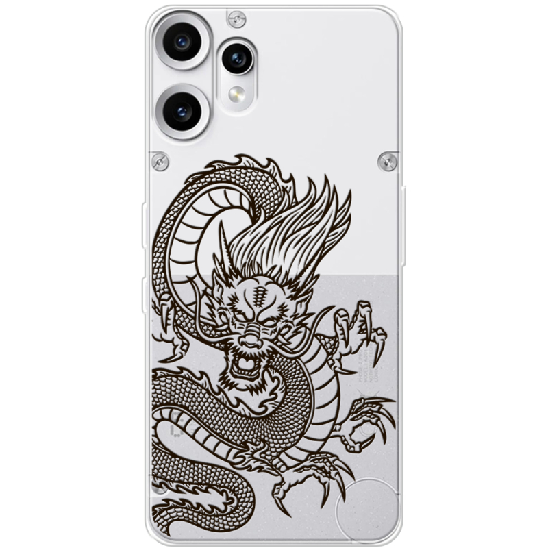 Прозорий чохол BoxFace Nothing CMF Phone 2 Pro Chinese Dragon