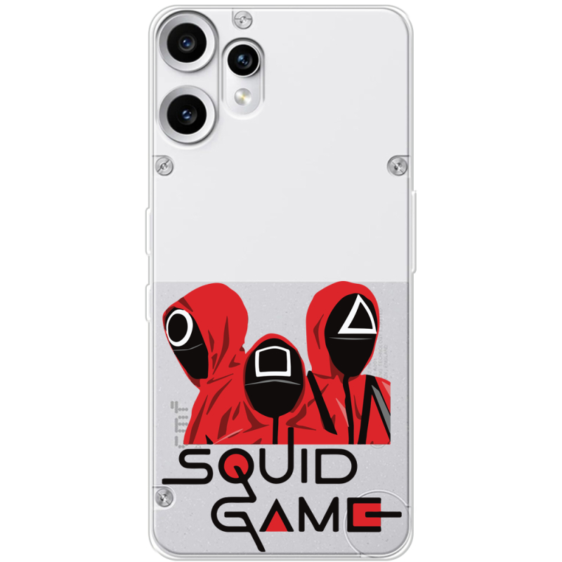 Прозорий чохол BoxFace Nothing CMF Phone 2 Pro siquid game люди в красном