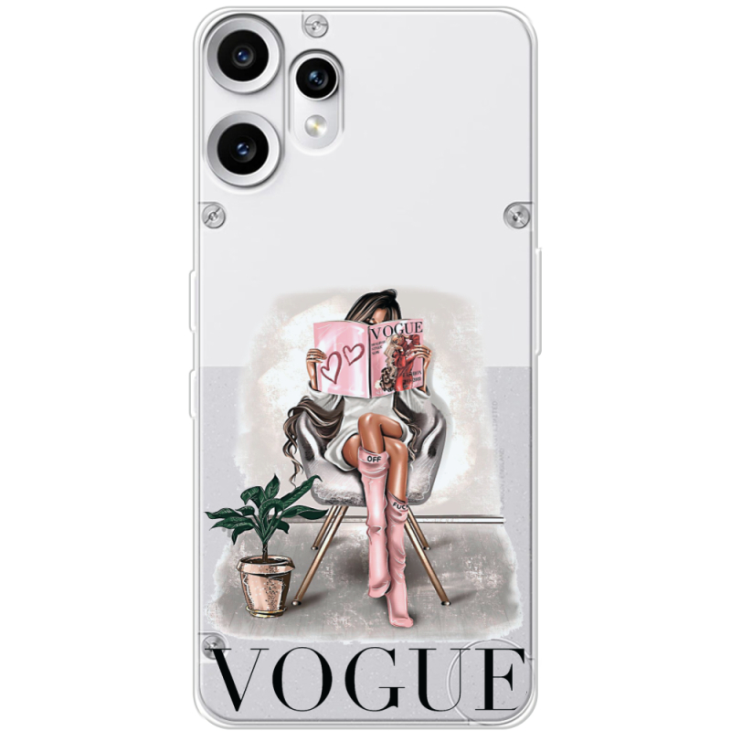 Прозорий чохол BoxFace Nothing CMF Phone 2 Pro VOGUE