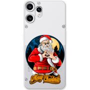 Прозорий чохол BoxFace Nothing CMF Phone 2 Pro Cool Santa