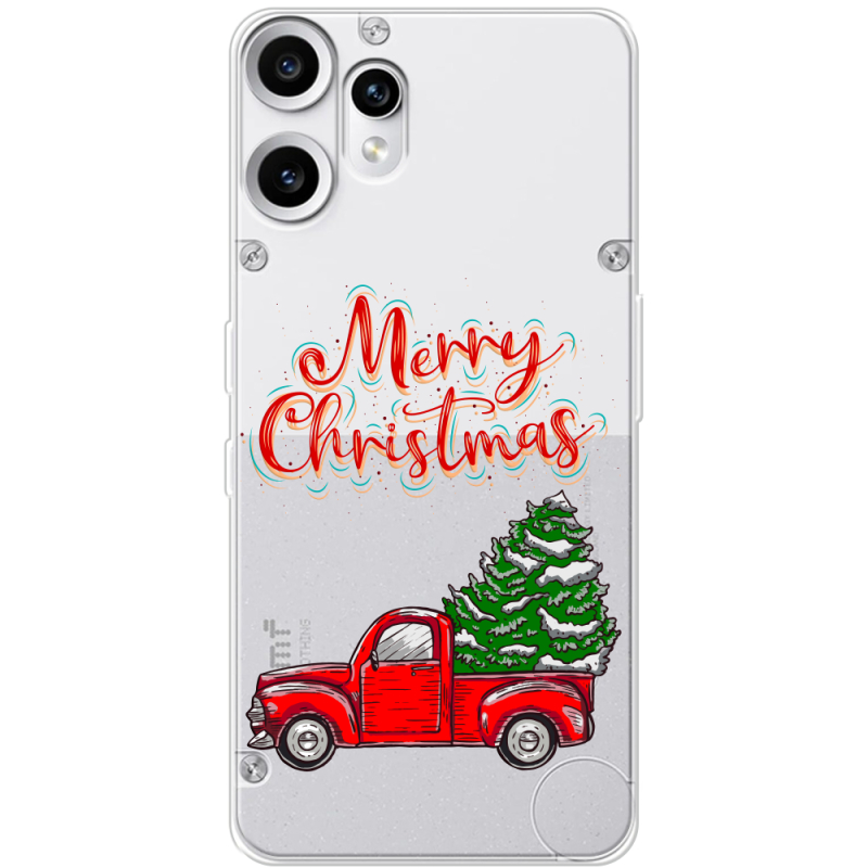 Прозорий чохол BoxFace Nothing CMF Phone 2 Pro Holiday Car