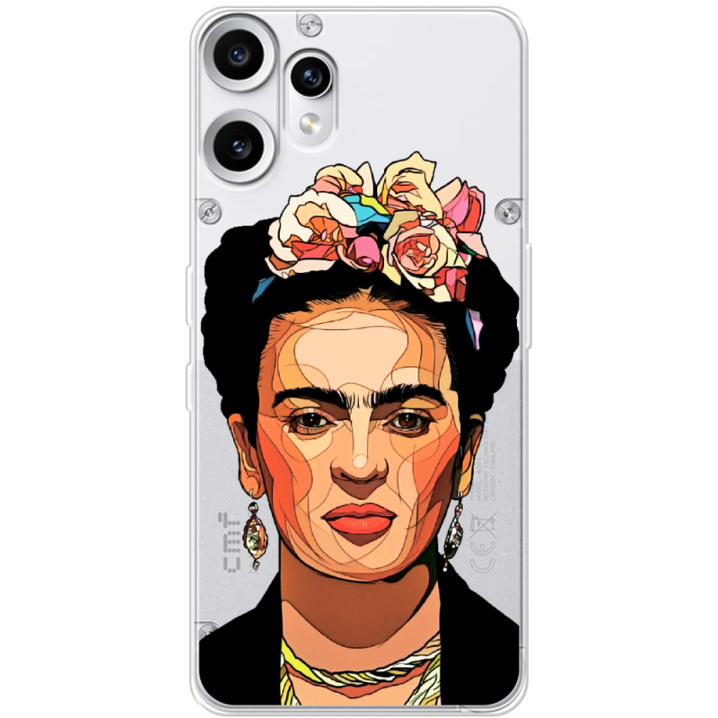 Прозорий чохол BoxFace Nothing CMF Phone 2 Pro Фрида Кало