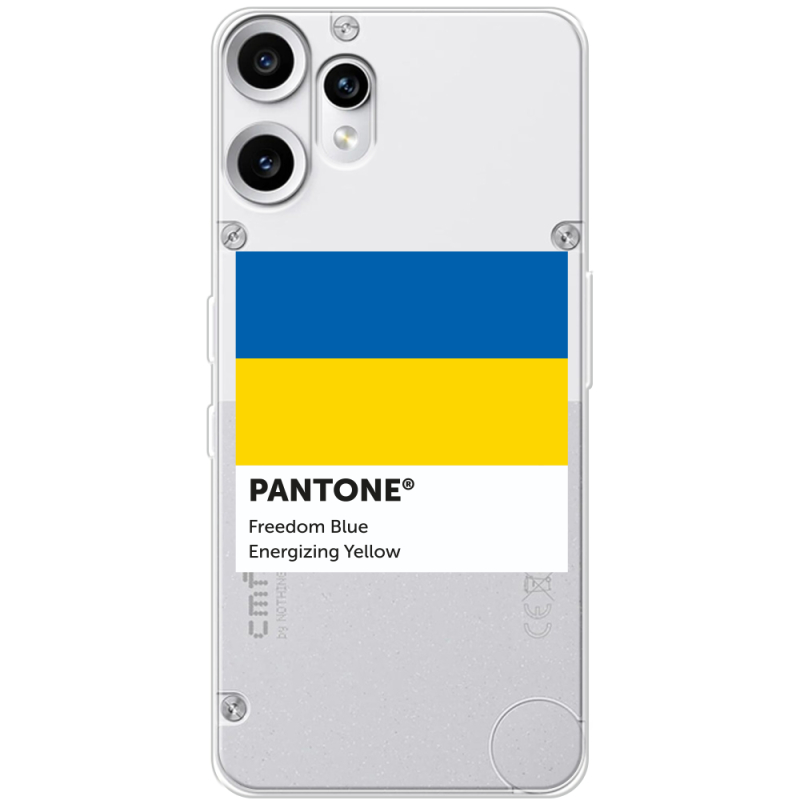 Прозорий чохол BoxFace Nothing CMF Phone 2 Pro Pantone вільний синій