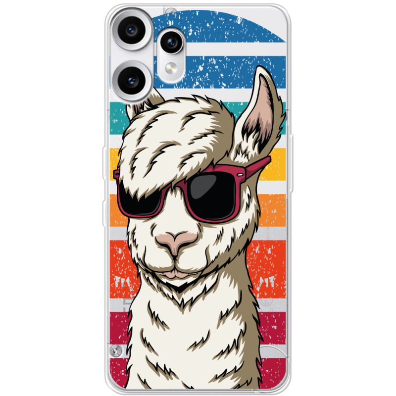Прозорий чохол BoxFace Nothing CMF Phone 2 Pro Стильна Лама