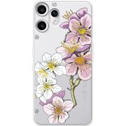 Прозорий чохол BoxFace Nothing CMF Phone 2 Pro Cherry Blossom