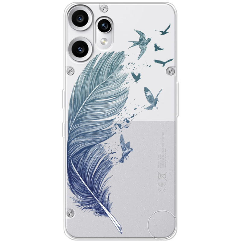 Прозорий чохол BoxFace Nothing CMF Phone 2 Pro Feather