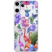 Прозорий чохол BoxFace Nothing CMF Phone 2 Pro Flamingo