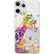 Прозорий чохол BoxFace Nothing CMF Phone 2 Pro Colorful Giraffe