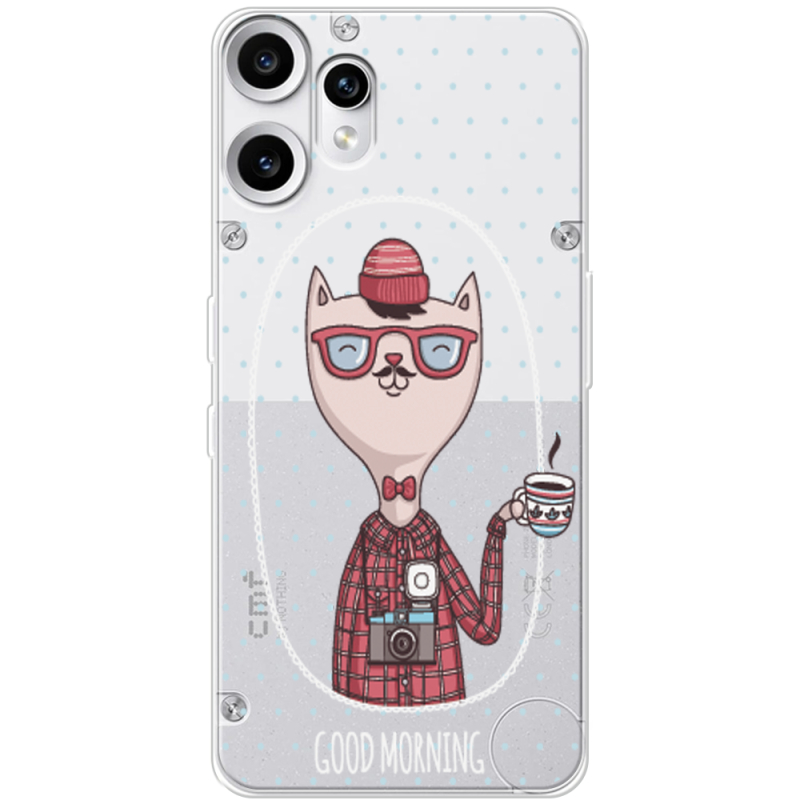 Прозорий чохол BoxFace Nothing CMF Phone 2 Pro Good Morning