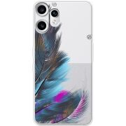 Прозорий чохол BoxFace Nothing CMF Phone 2 Pro Feathers