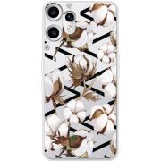 Прозорий чохол BoxFace Nothing CMF Phone 2 Pro Cotton flowers