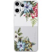 Прозорий чохол BoxFace Nothing CMF Phone 2 Pro Floral