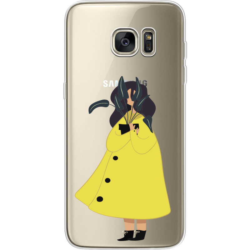 Прозрачный чехол Uprint Samsung G935 Galaxy S7 Edge Just a Girl