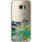 Прозрачный чехол Uprint Samsung G935 Galaxy S7 Edge Green Mountain