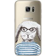 Прозрачный чехол Uprint Samsung G935 Galaxy S7 Edge MR. Rabbit