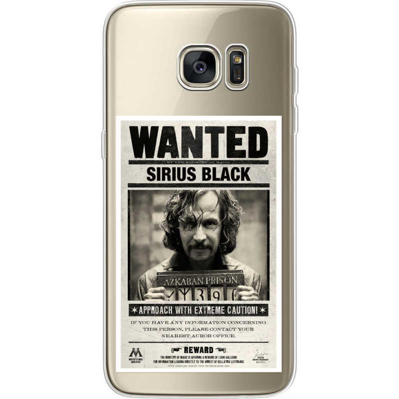 Прозрачный чехол Uprint Samsung G935 Galaxy S7 Edge Sirius Black