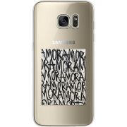 Прозрачный чехол Uprint Samsung G935 Galaxy S7 Edge Amor Amor
