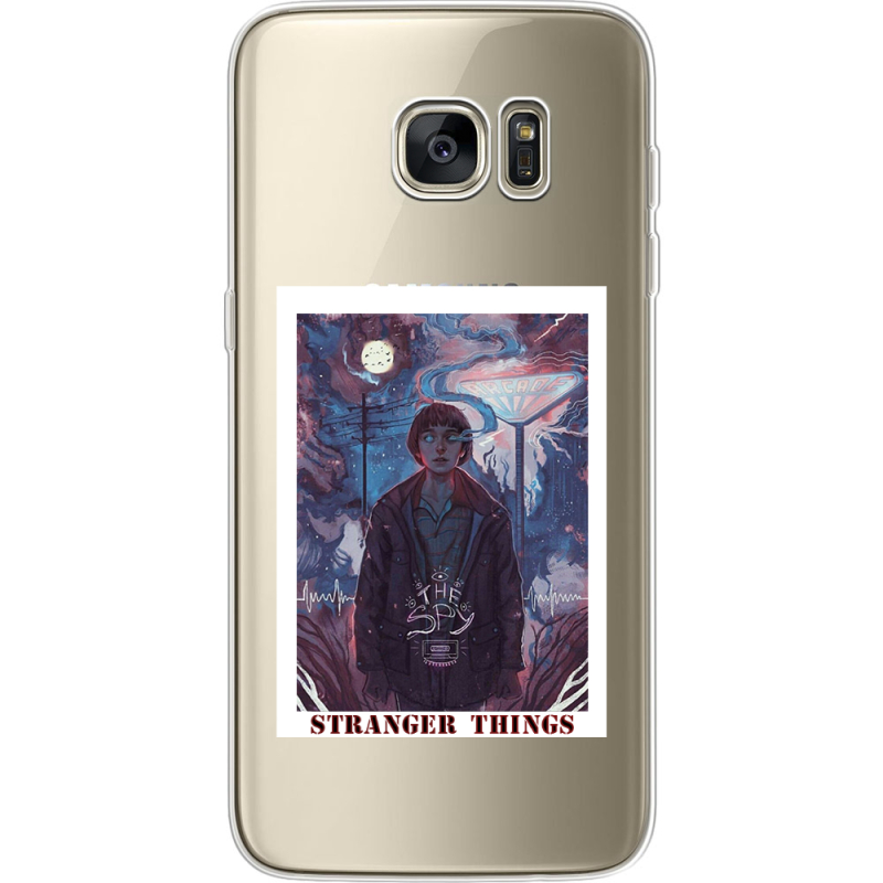 Прозрачный чехол Uprint Samsung G935 Galaxy S7 Edge Stranger Things