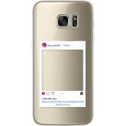 Прозрачный чехол Uprint Samsung G935 Galaxy S7 Edge Insta