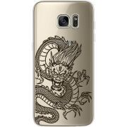 Прозрачный чехол Uprint Samsung G935 Galaxy S7 Edge Chinese Dragon