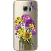 Прозрачный чехол Uprint Samsung G935 Galaxy S7 Edge My Bouquet