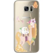 Прозрачный чехол Uprint Samsung G935 Galaxy S7 Edge Uni Blonde