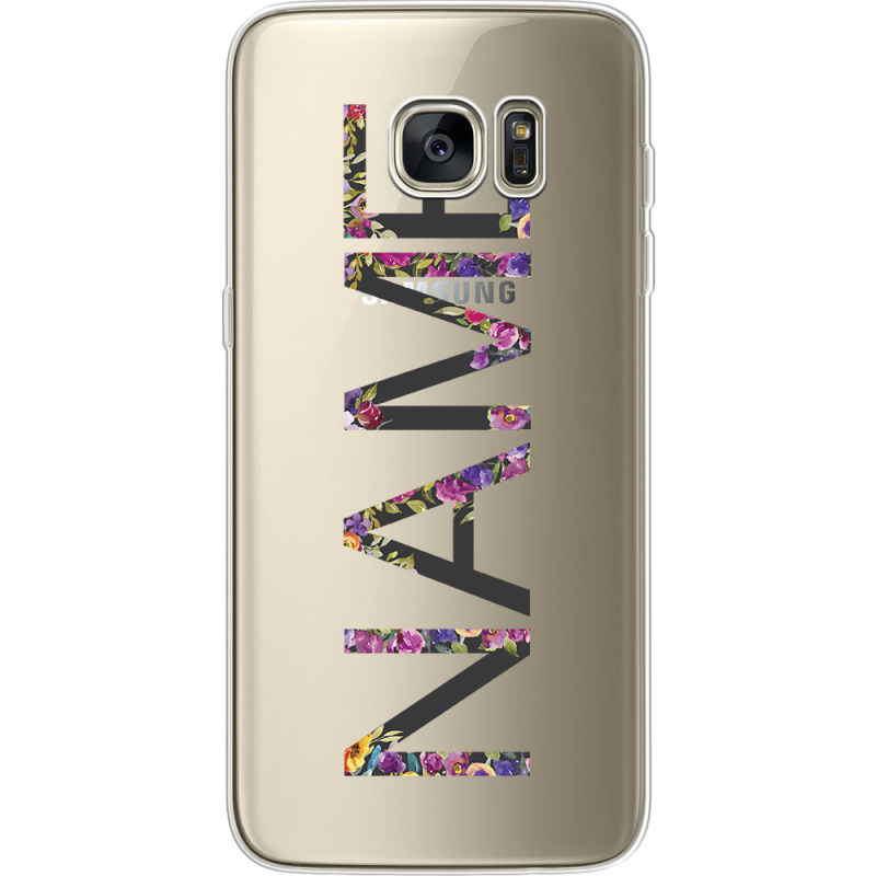 Прозрачный чехол Uprint Samsung G935 Galaxy S7 Edge Именной