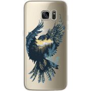 Прозрачный чехол Uprint Samsung G935 Galaxy S7 Edge Eagle