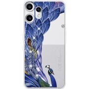 Чохол зі стразами Nothing CMF Phone 2 Pro Peafowl