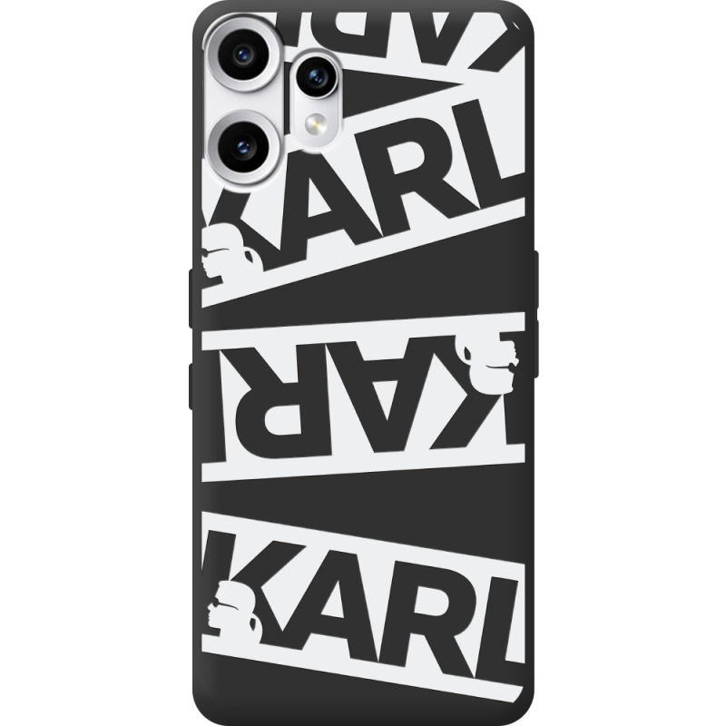 Чорний чохол BoxFace Nothing CMF Phone 2 Pro White Karl