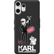 Чорний чохол BoxFace Nothing CMF Phone 2 Pro For Karl