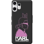 Чорний чохол BoxFace Nothing CMF Phone 2 Pro Pink Karl