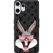 Чорний чохол BoxFace Nothing CMF Phone 2 Pro looney bunny