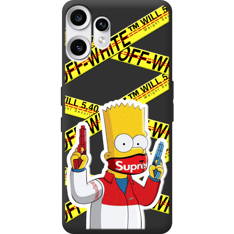 Чорний чохол BoxFace Nothing CMF Phone 2 Pro White Bart