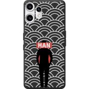 Чорний чохол BoxFace Nothing CMF Phone 2 Pro Man Pattern