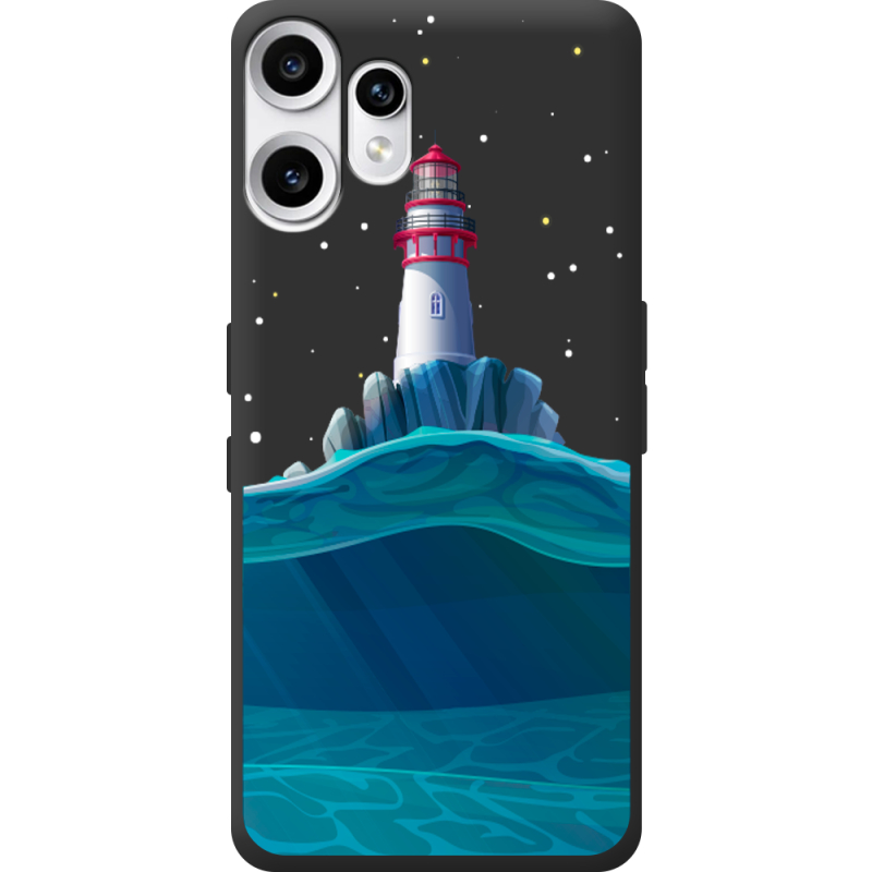 Чорний чохол BoxFace Nothing CMF Phone 2 Pro Lighthouse