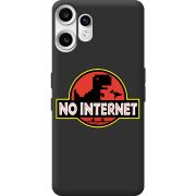 Чорний чохол BoxFace Nothing CMF Phone 2 Pro No Internet