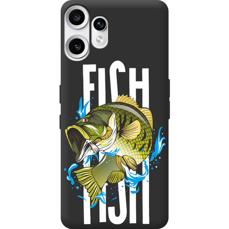 Чорний чохол BoxFace Nothing CMF Phone 2 Pro Fish