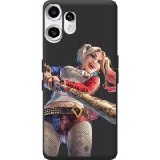Чорний чохол BoxFace Nothing CMF Phone 2 Pro Happy Harley Quinn
