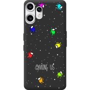 Чорний чохол BoxFace Nothing CMF Phone 2 Pro Among Us Invisible