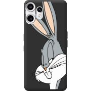 Чорний чохол BoxFace Nothing CMF Phone 2 Pro Lucky Rabbit