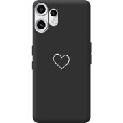 Чорний чохол BoxFace Nothing CMF Phone 2 Pro My Heart