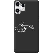 Чорний чохол BoxFace Nothing CMF Phone 2 Pro Pew Pew