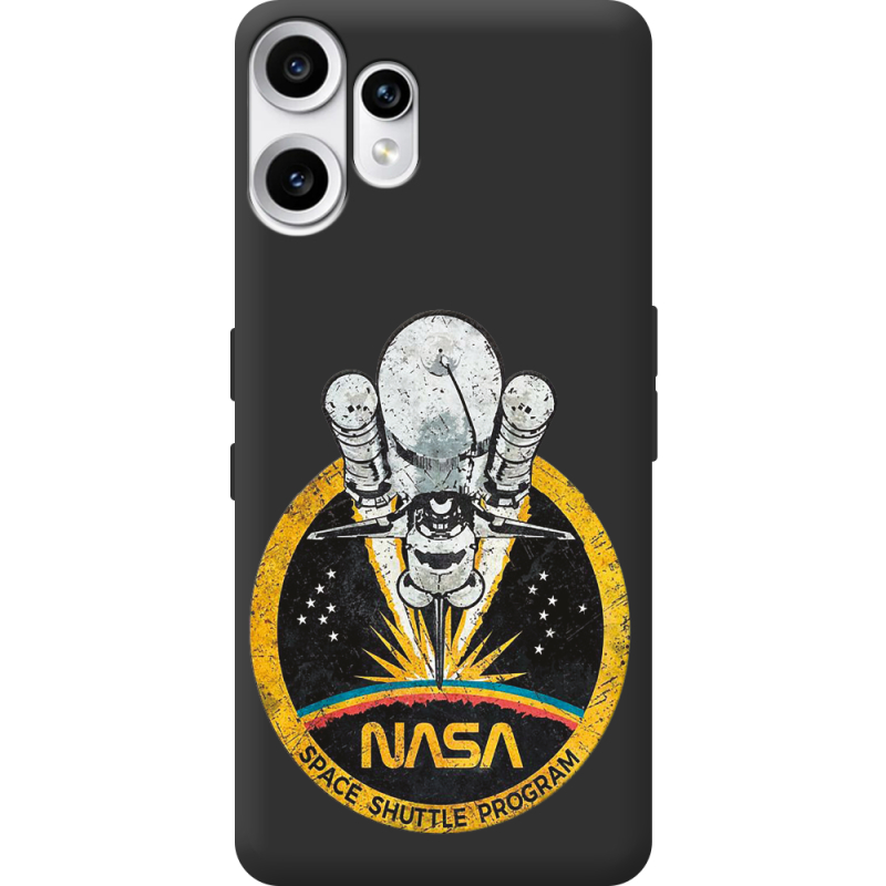 Чорний чохол BoxFace Nothing CMF Phone 2 Pro NASA Spaceship