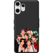 Чорний чохол BoxFace Nothing CMF Phone 2 Pro BTS