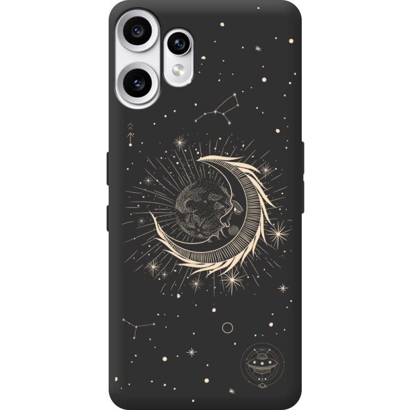 Чорний чохол BoxFace Nothing CMF Phone 2 Pro Moon